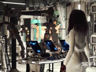 Tình dục trong không gian: Cô gái và robot trong phòng thí nghiệm